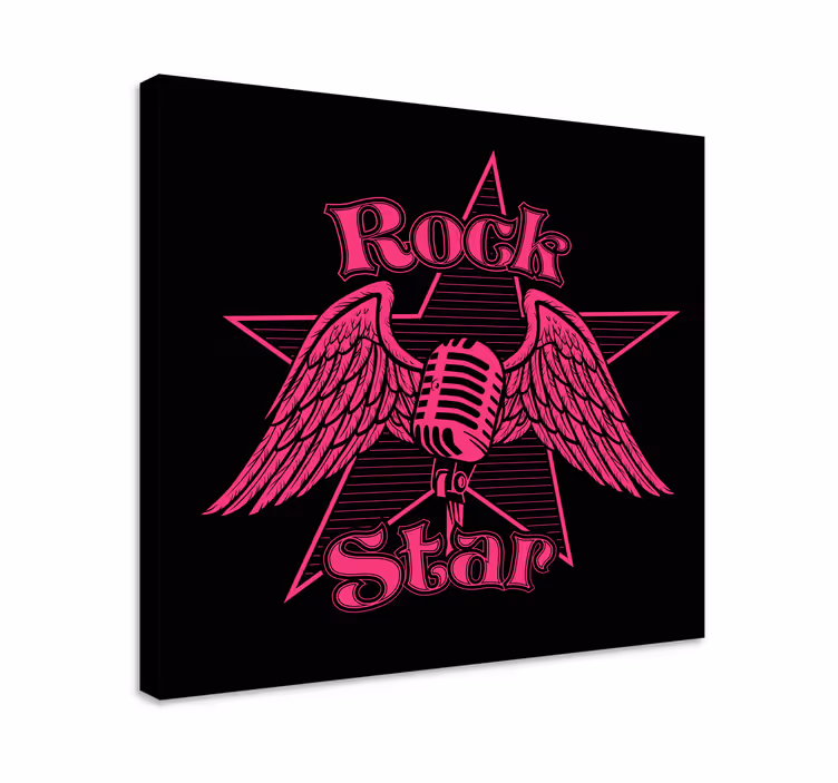 Obraz hudba krídla rockovej hviezdy - Tenstickers