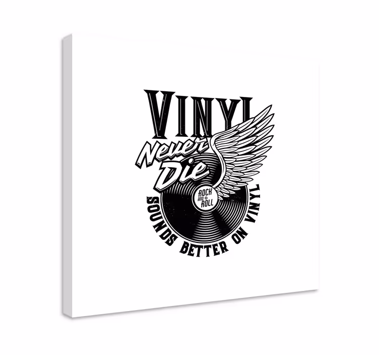 Obraz hudba krídla vinylových platní - Tenstickers