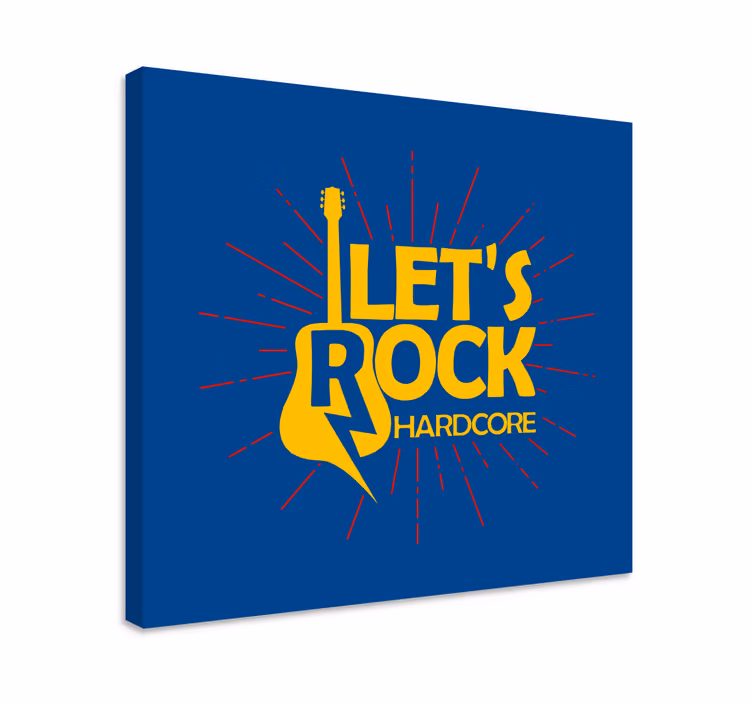 Obraz hudba dizajn inšpirovaný gitarou - Tenstickers