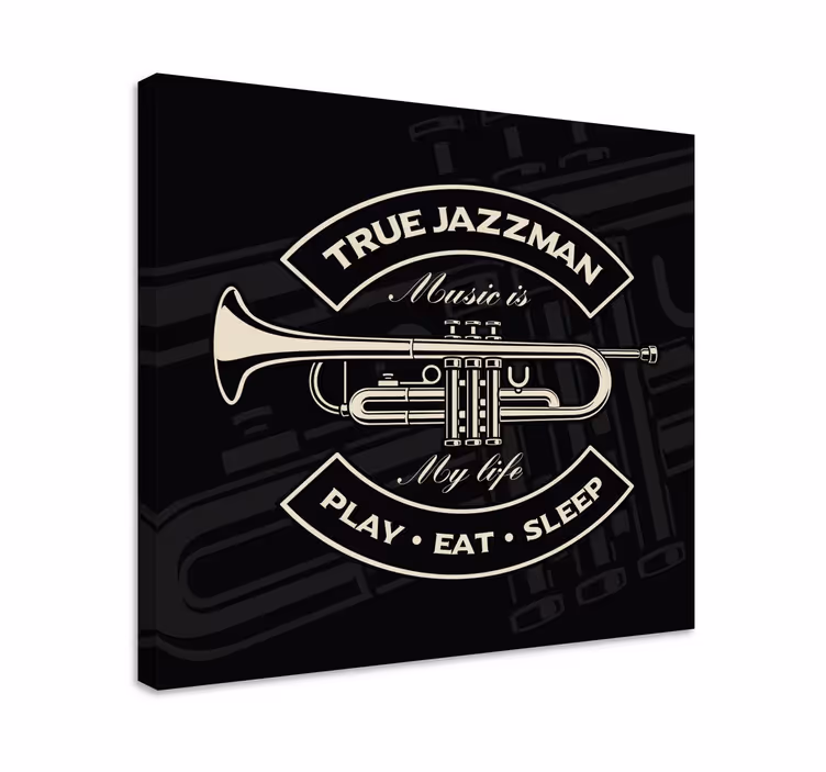 Pravé jazzmanské hudobné obrazy na stenu - Tenstickers