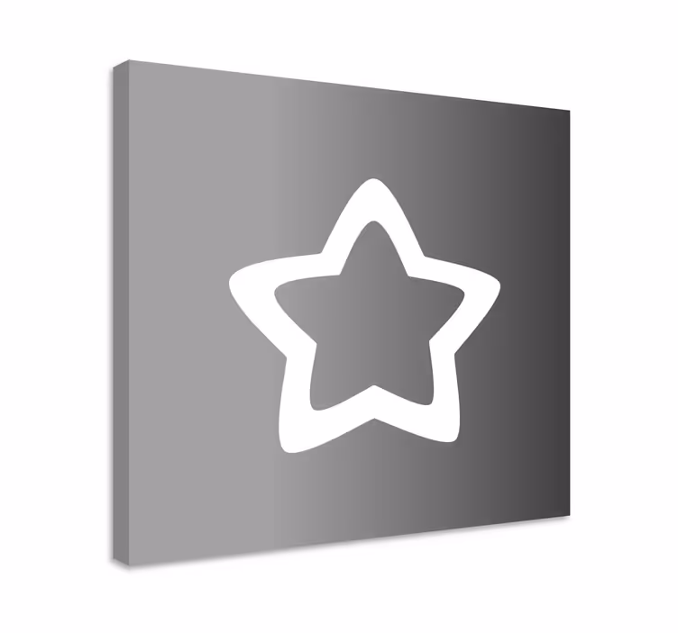 Obraz s ornamentmi hviezdny obrys - Tenstickers