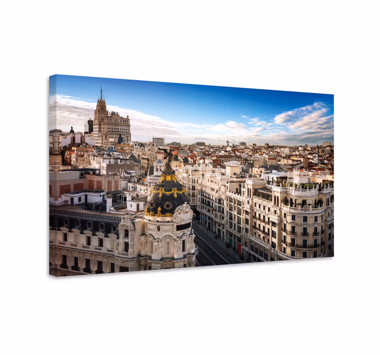 Obraz mesto madrid panoráma - Tenstickers