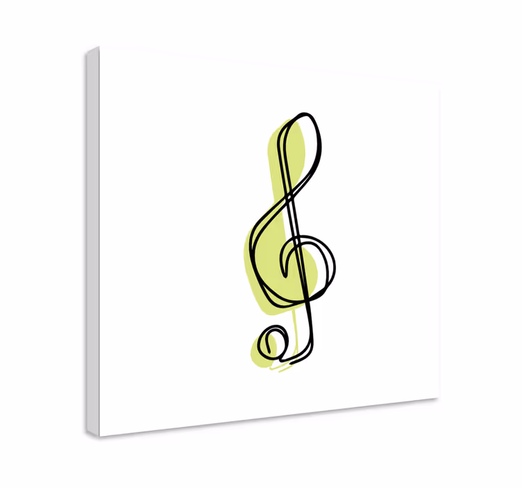 Minimalistický obraz nota - Tenstickers