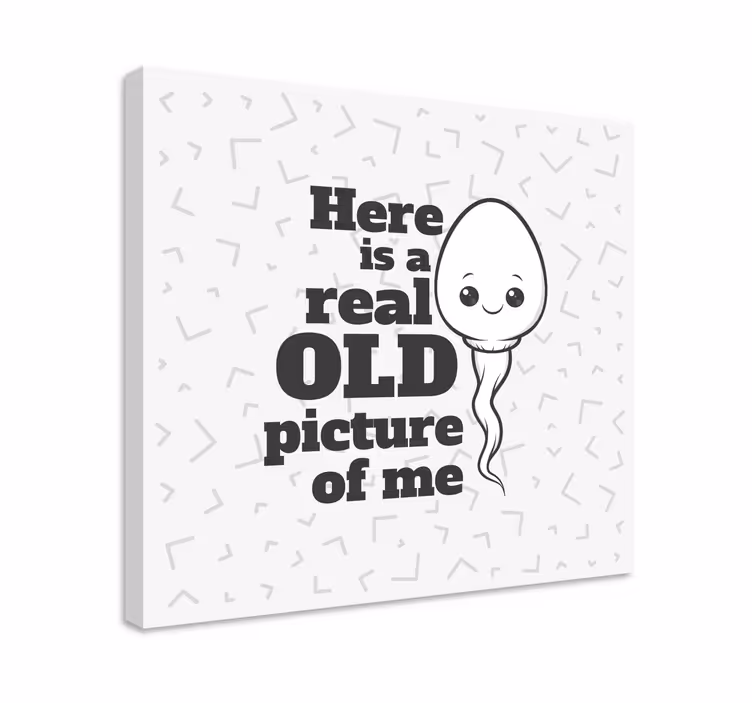 Vintage obraz vtipná stará spomienka - Tenstickers