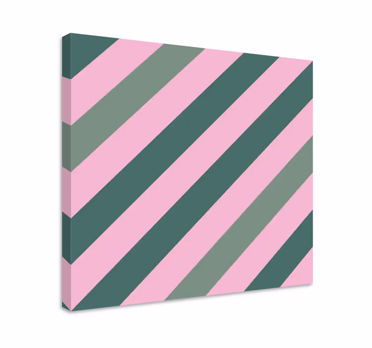Obraz z geometrických tvarov s diagonálnym pruhom - Tenstickers