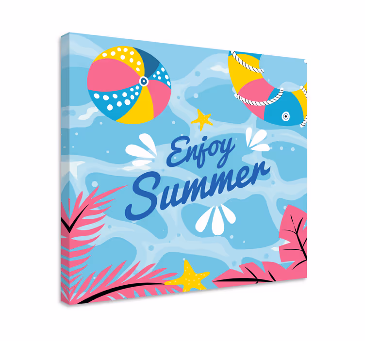 Obraz na stenu šport letná plážová zábava - Tenstickers