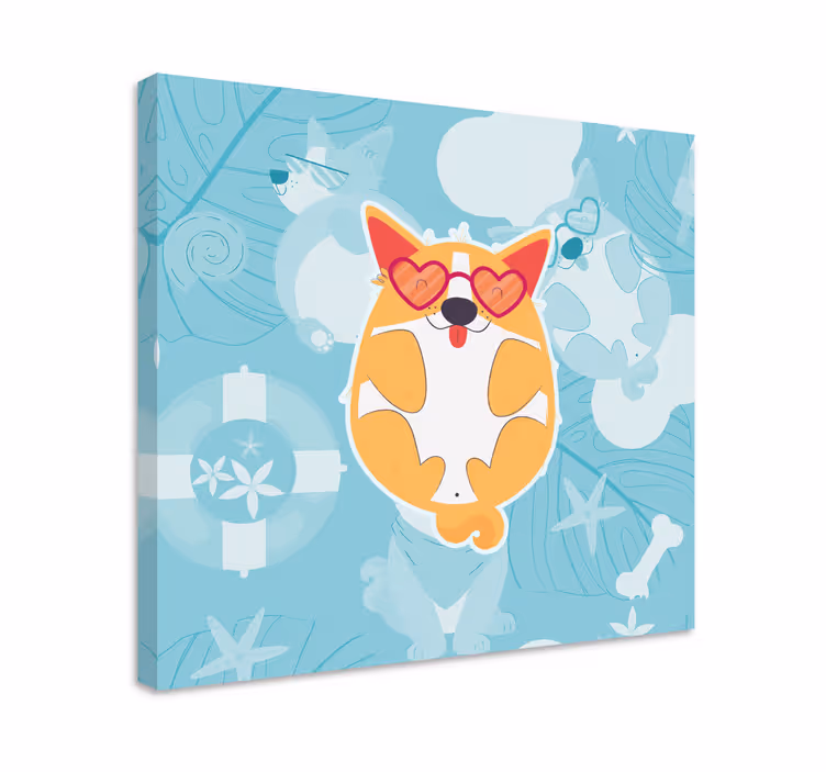 Obraz psov očarujúci corgi na relaxáciu - Tenstickers