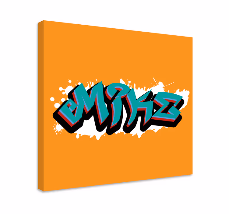 Obraz abeceda štýlové písanie umenia - Tenstickers