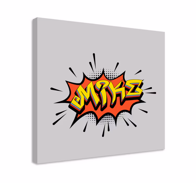 Personalizované obrazy na stenu s graffiti v štýle bombardovania - Tenstickers
