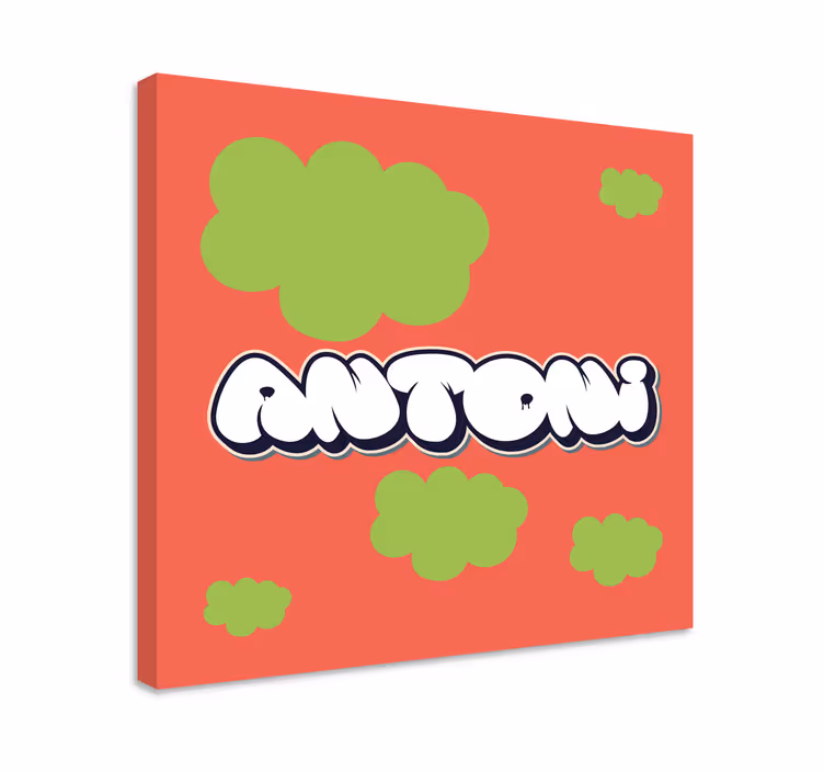 Obraz abeceda hravý štýl písania - Tenstickers
