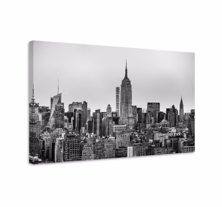 Obraz mesto silueta new yorku - Tenstickers