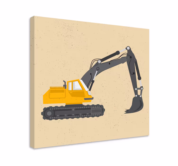 Obraz na stenu šport excavačová technika tlač - Tenstickers