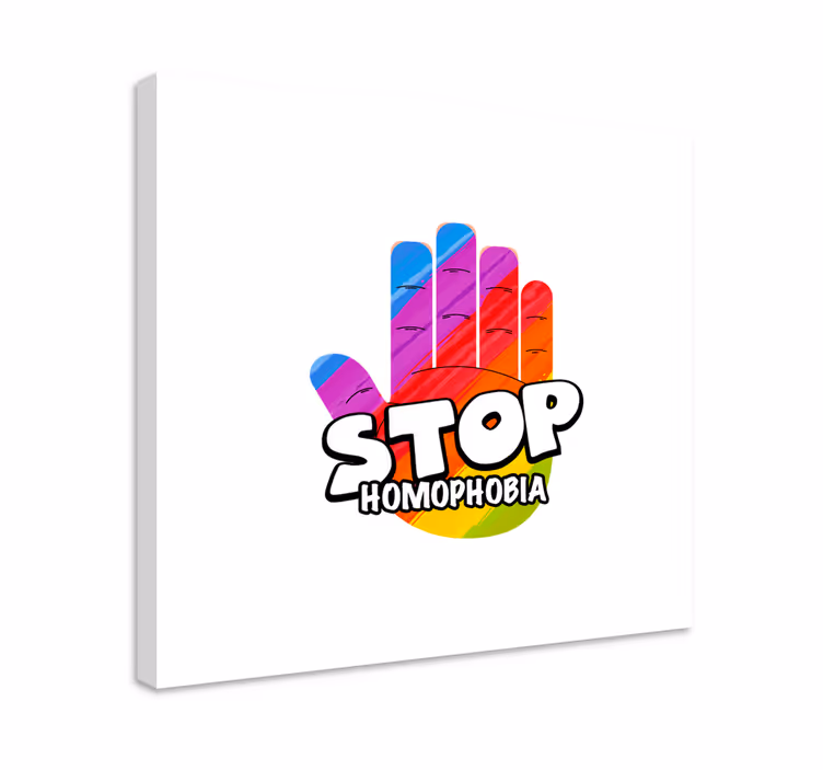 Obraz citáty zastavte homofóbiu - Tenstickers