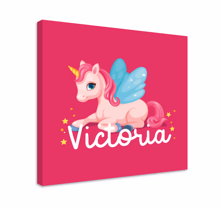 Obraz a jednorožcom roztomilé fantastické stvorenie - Tenstickers