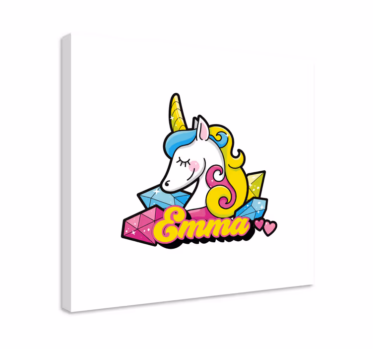 Pekné diamantové obrazy na stenu prispôsobené jednorožcovi - Tenstickers