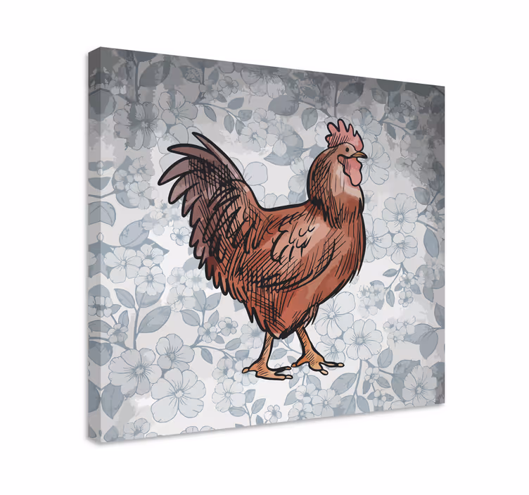 Obraz zvierat očarujúca figura kuraťa - Tenstickers