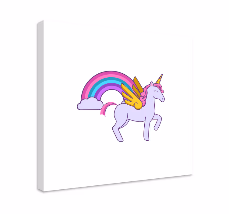 Obraz a jednorožcom magická fantázia jednorožca - Tenstickers