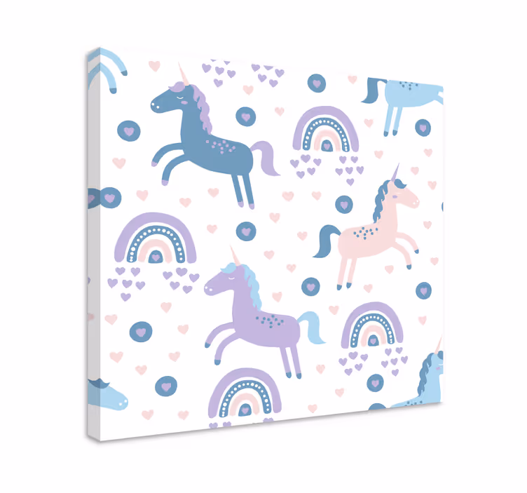 Obraz jeleň hravé vzory jednorožcov - Tenstickers