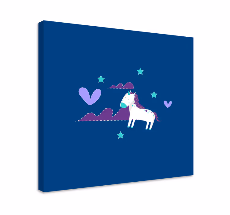 Obraz a jednorožcom očarujúca scéna jednorožca - Tenstickers