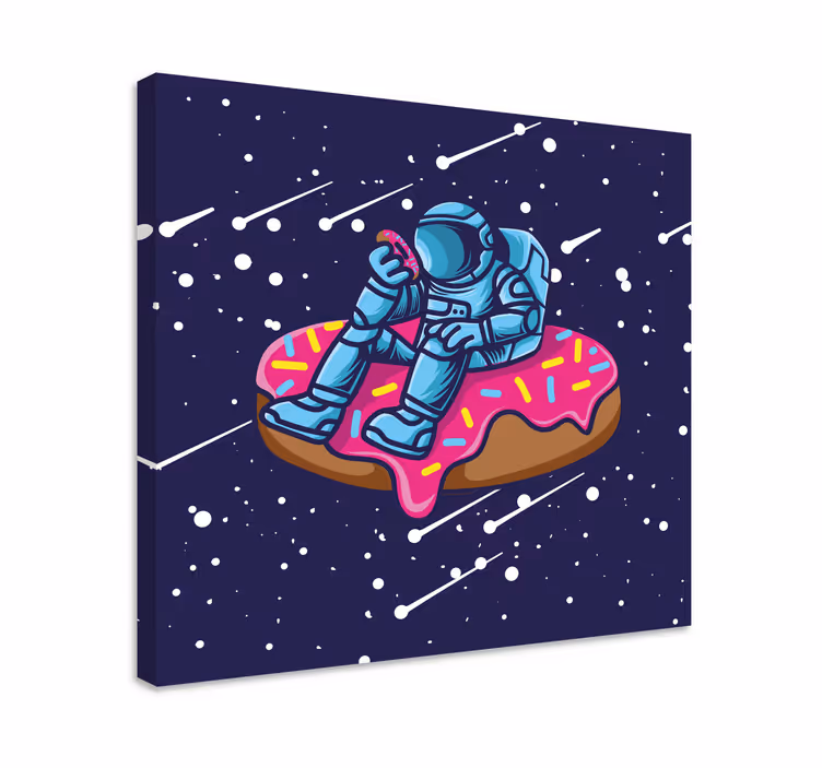 obraz na stenu videohry kozmonaut na šišku - Tenstickers