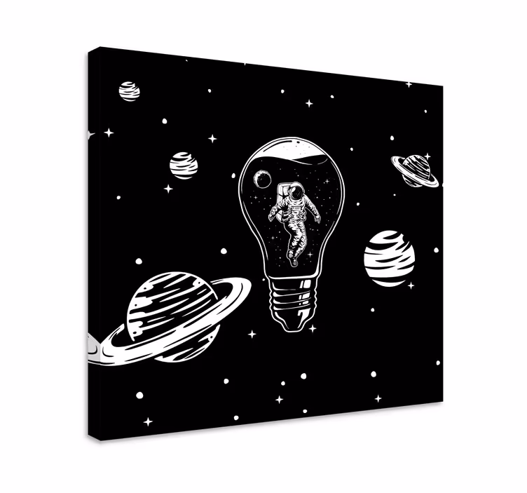 Obraz ovocie astronaut v žiarovke - Tenstickers