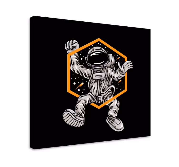 obraz postavy levitácia astronautov - Tenstickers
