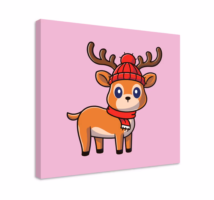 Obraz kone roztomilé kreslené jeleňčatá - Tenstickers