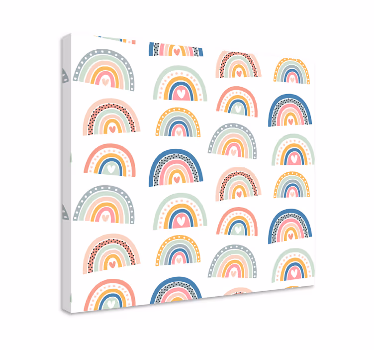 Obraz minimalistické dúhy - Tenstickers