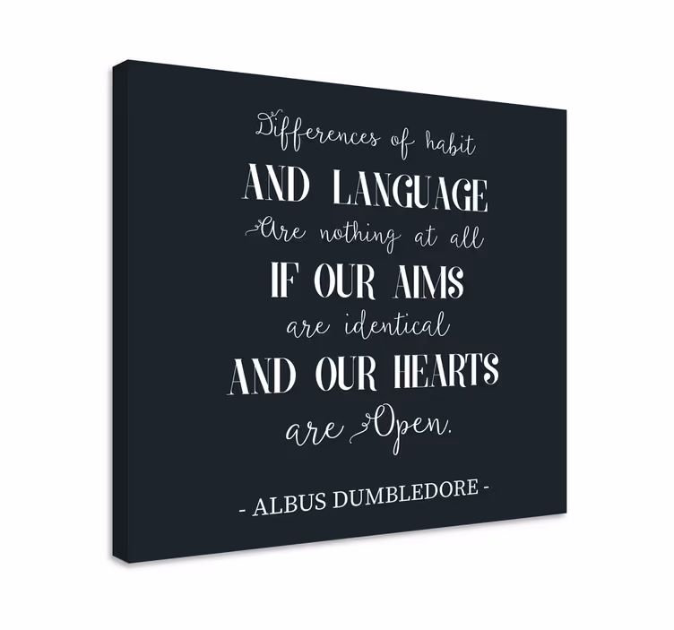 Dumbledore láska citát obrazy na stenu - Tenstickers
