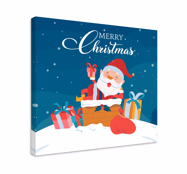 Obraz mesto santa v darčekoch - Tenstickers