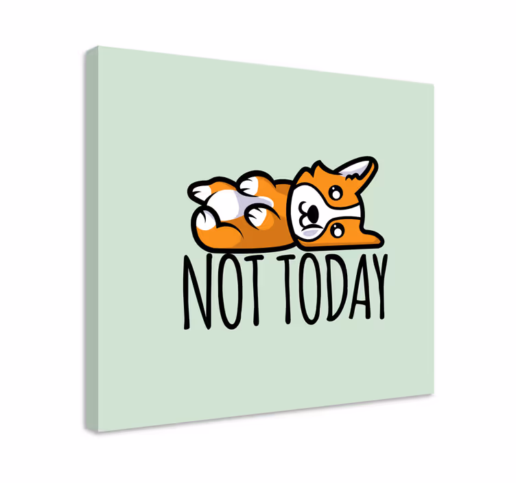 Roztomilý psík motivačný citát psie obrazy na obrazy na stenu - Tenstickers