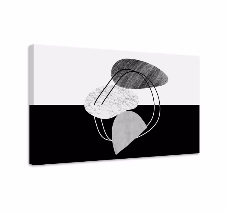 Abstraktný obraz fúzia geometrických tvarov - Tenstickers