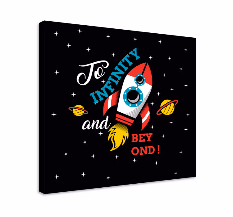 Do nekonečna a za obrazy na stenu škôlky - Tenstickers