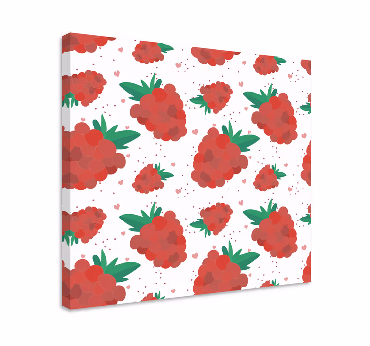 obraz ovocie malinové potešenie - Tenstickers