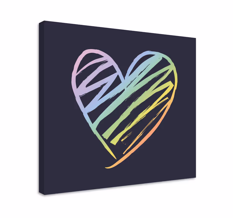 Obraz citáty srdcový náčrt - Tenstickers