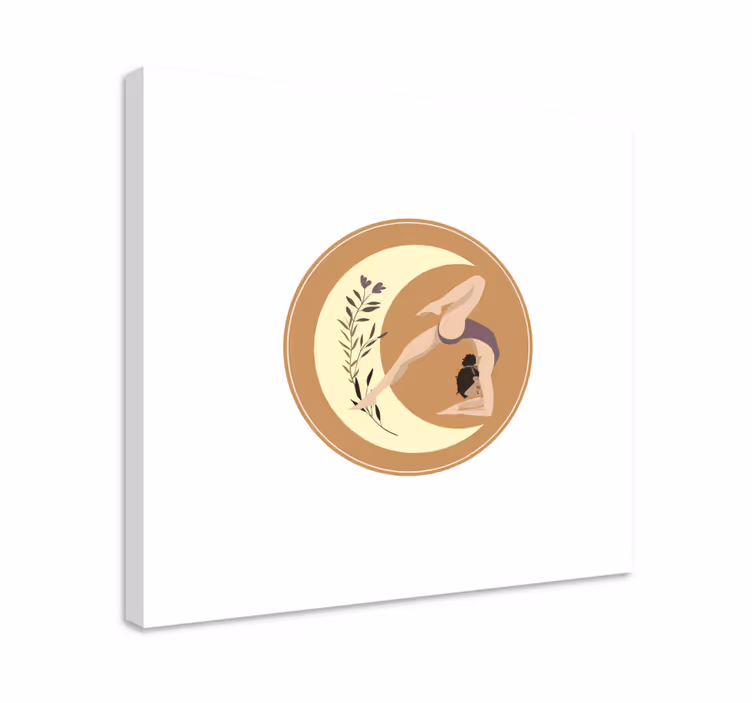Detský obraz na stenu joga póza harmónia - Tenstickers