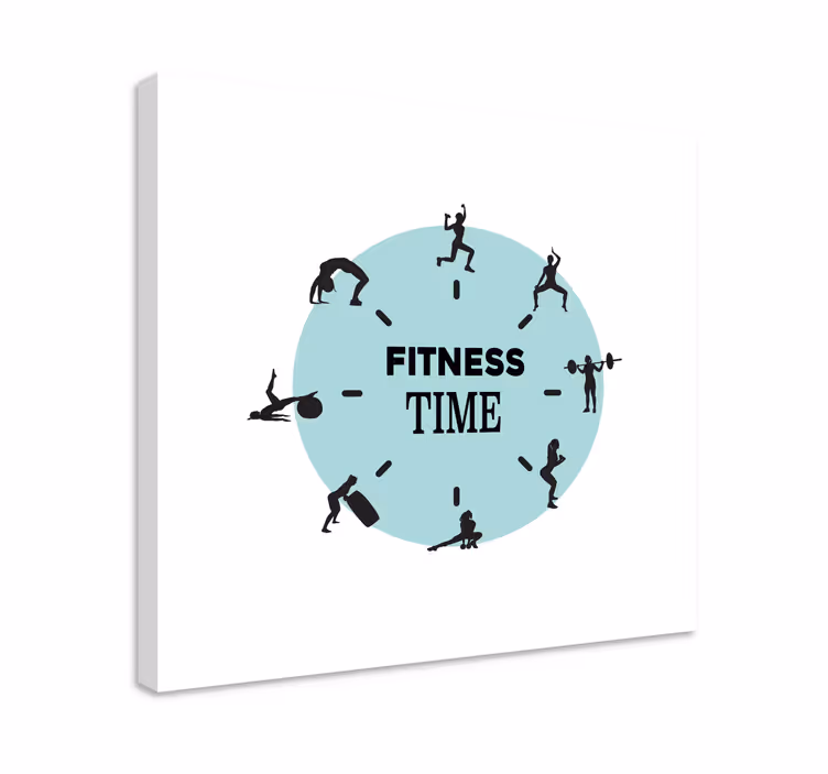 Je to nástenná tlač fitness času - Tenstickers