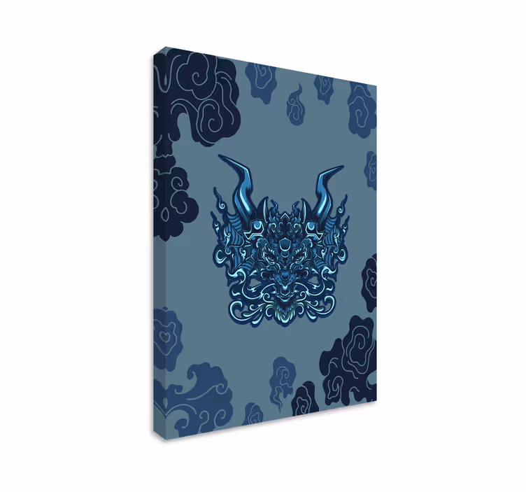 Mandala obraz inšpirovaný drakom - Tenstickers