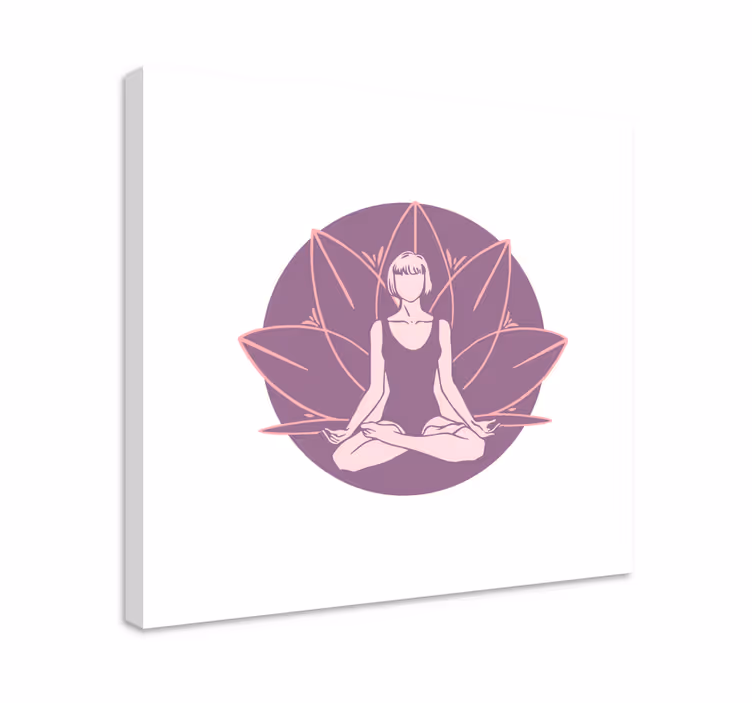 Lotosový kvet, meditácia, umenie, obrazy na stenu, umelecké výtla - Tenstickers
