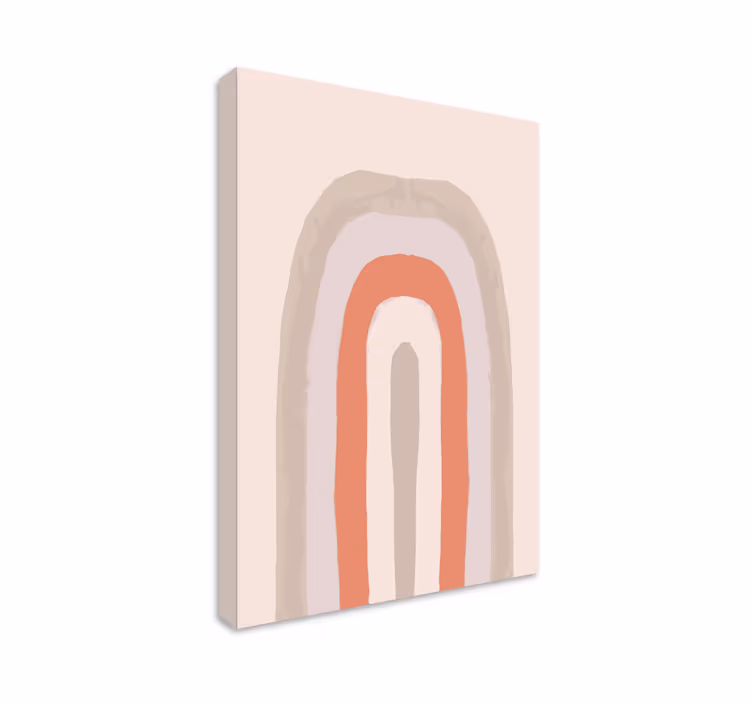 Abstraktný obraz so soft arch vzorom - Tenstickers