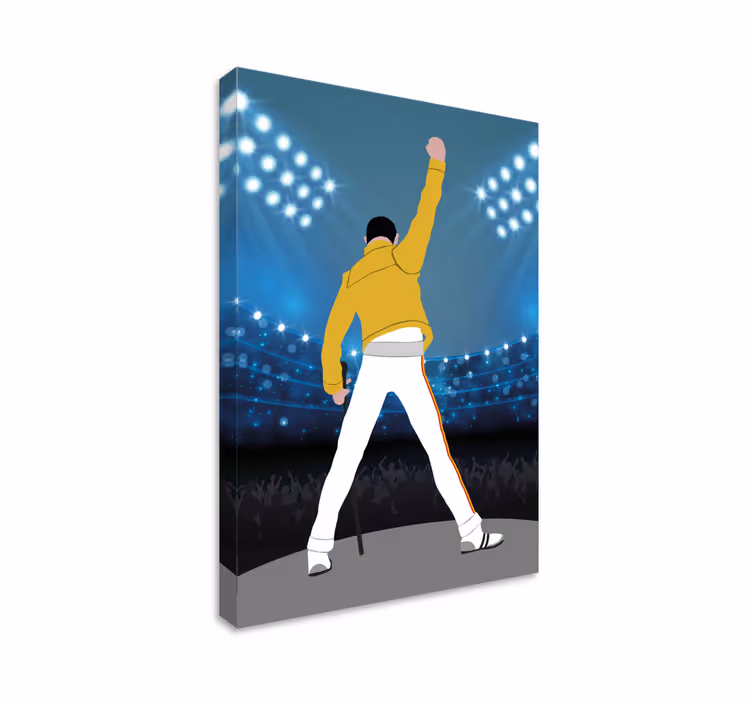Freddie na hudobnom obrazy na stenuwembley - Tenstickers