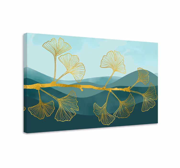 Obraz na stenu so stromom ginko - Tenstickers