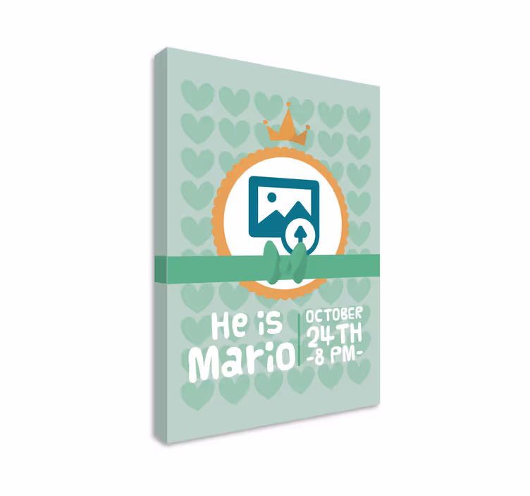 Obraz pre bábätko mario je tu - Tenstickers