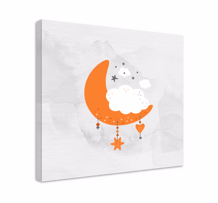 Obraz pre bábätko závesná obloha s mesiacom - Tenstickers