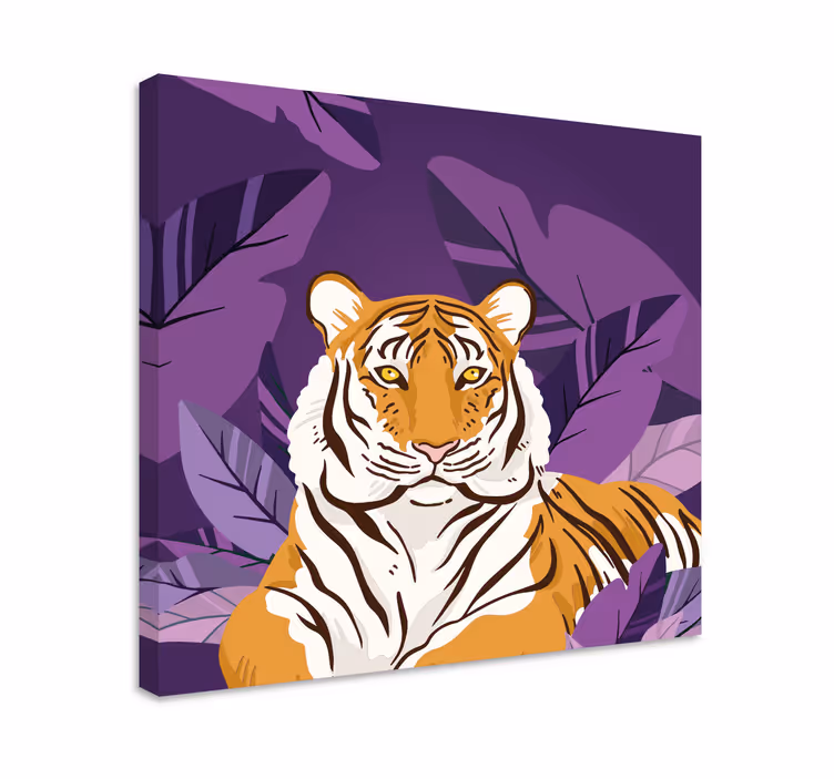 Obraz zvierat majestátneho tigra - Tenstickers