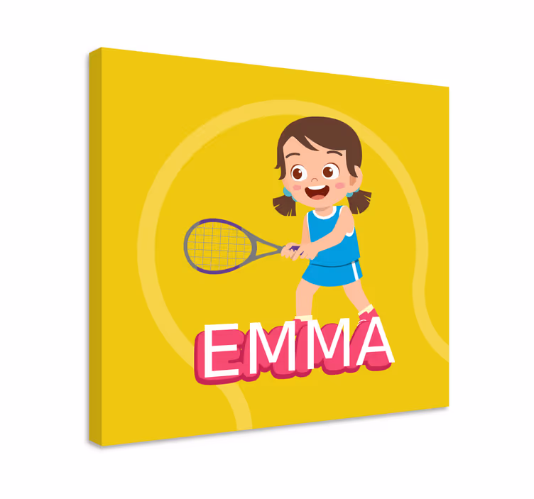 Iný obraz s rasltinami tenisová dievčina emma - Tenstickers