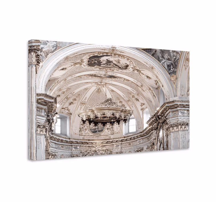 Vintage architektúra 3d obrazy na plátne - Tenstickers