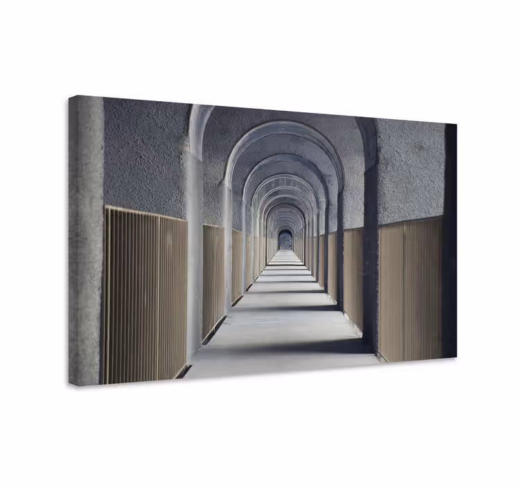 Obraz mesto architektonické oblúky perspektíva - Tenstickers