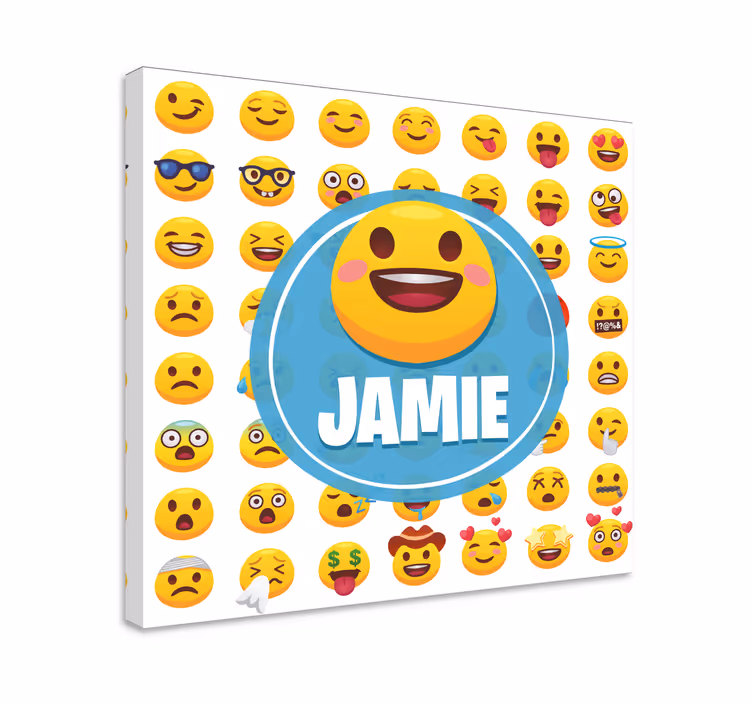 Emotikony s prispôsobeným názvom - Tenstickers