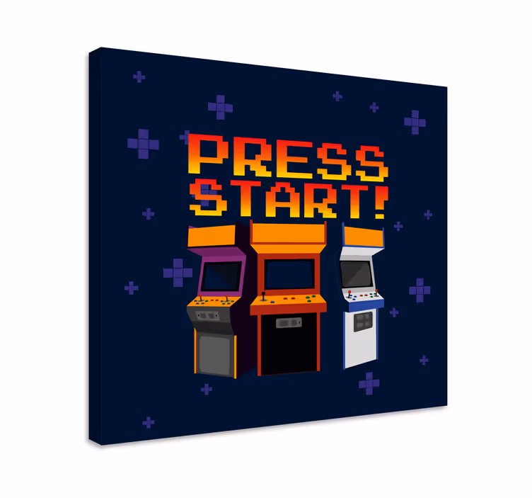 Obraz na stenu videohry retro arkádové automaty - Tenstickers